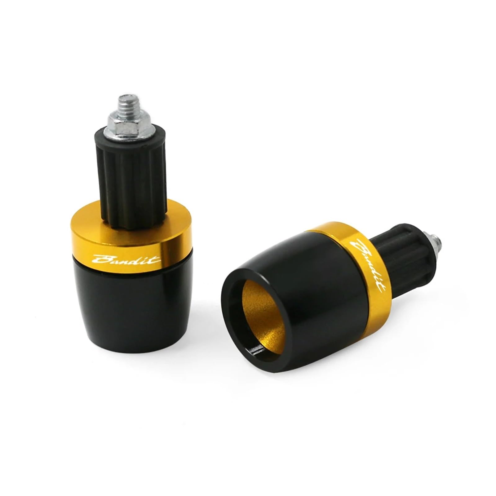 Barre de poignée moto 22mm haut de gamme avec capuchon de contrepoids