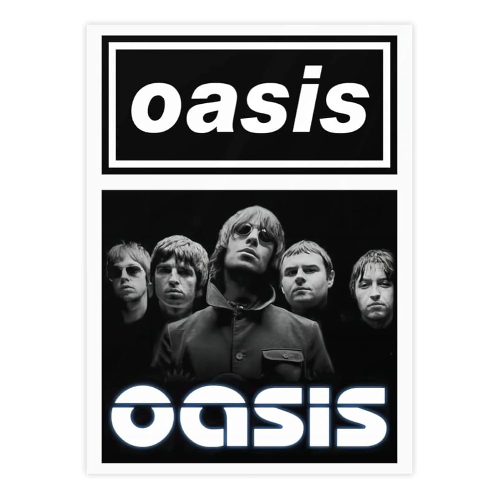 Amazon | クリスタルステッカー オアシス OASIS バンド 防水