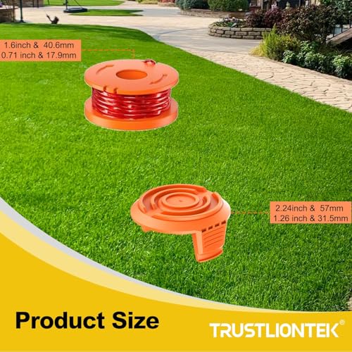  Worx String Trimmer Line Spools 20 Pcs 10ft 0.065" Compatible WA0010 for WA6531 Weed Wacker
| Worx Trimmer Line Spools 