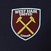 West Ham United FC Official Mens Contrast Sleeve Polo Shirt Navy Crest Medium #4