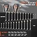 SUZUME 24 PCS SAE and Metric Ratcheting Wrench Set (1/4