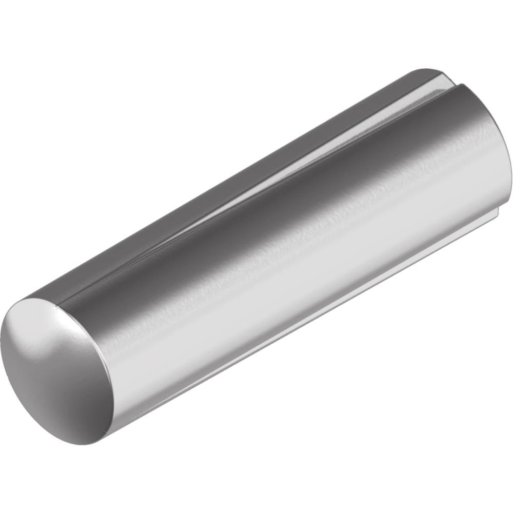 200 pcs spine coniche scanalati DIN 1471/ISO 8744 - in acciaio inox A1 6 x 12