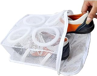 2 sacs pour laver les chaussures de sport, sac à linge en filet, laveuse sécheuse