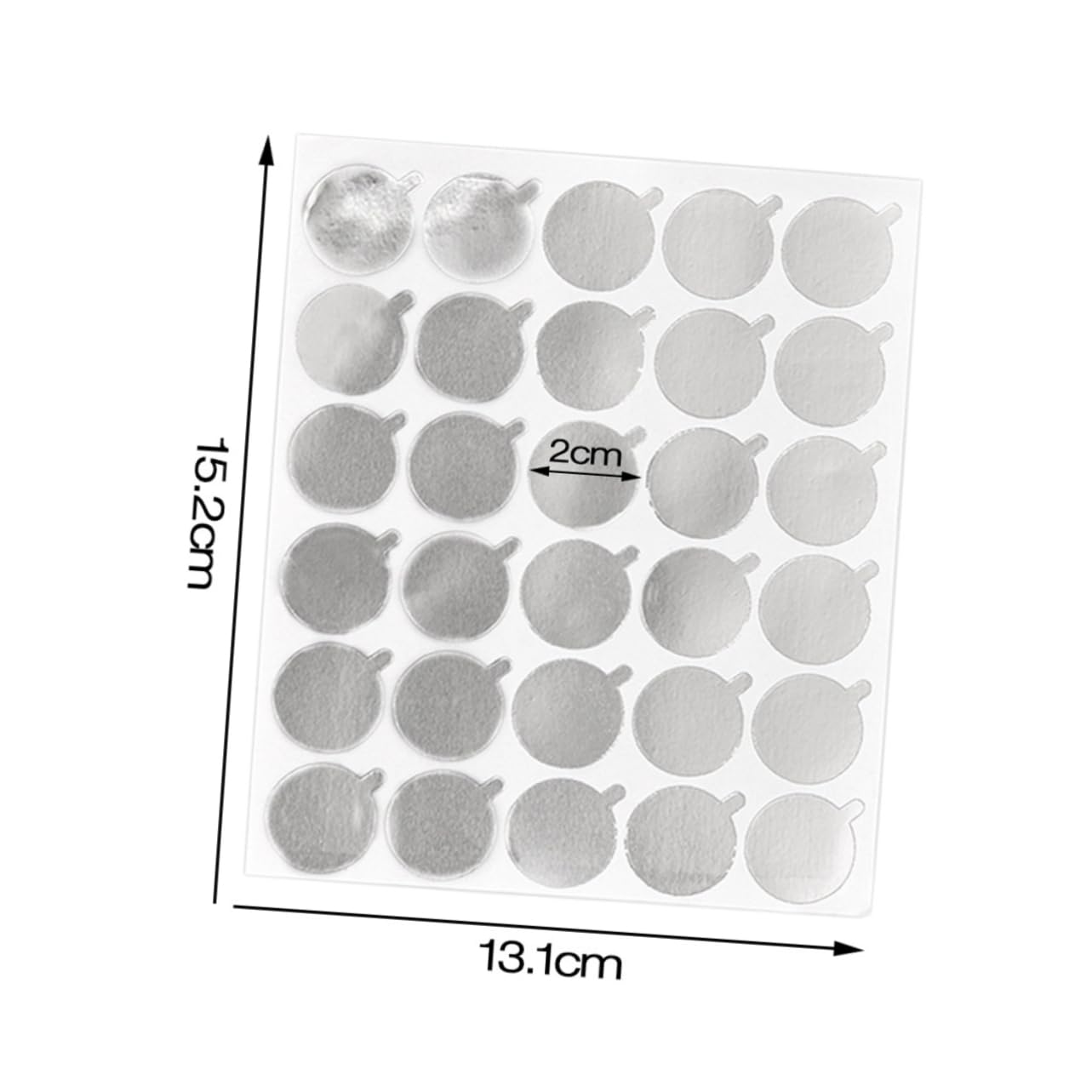 FRCOLOR 600pcs Eyelash Extension Pad Grafting Stickers Adhesive for Lashes DIY Kit No Cleanup Needed