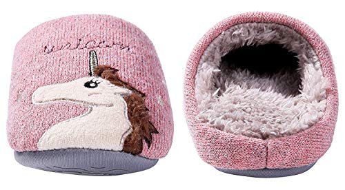 Fluffy Unicorn Slippers Furry Lining Unicorn Slippers Winter Warm Slippers Indoor Outdoor Shoes For Women3