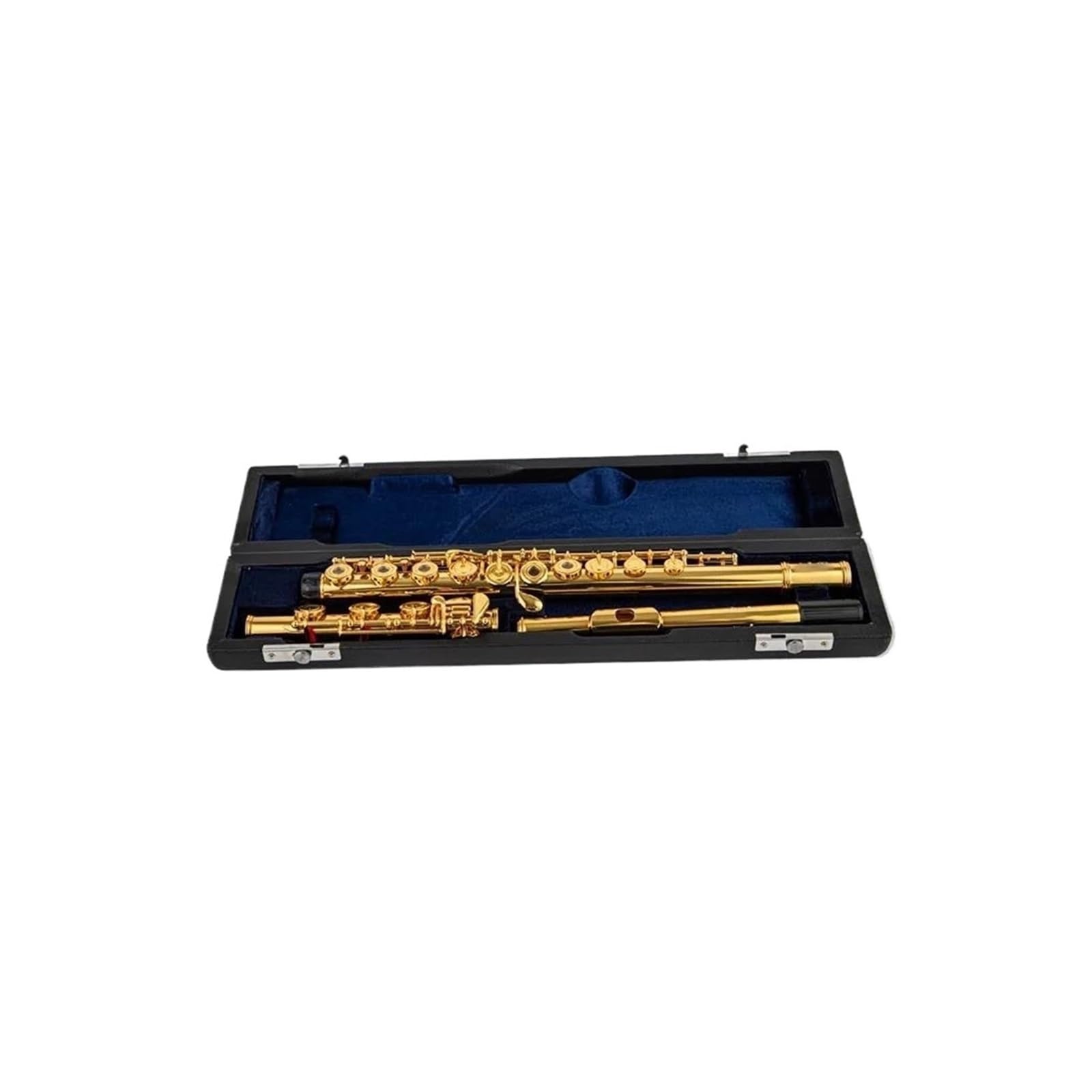 flauta de instrumento musical Flauta profesional cuproníquel apertura C llave 17 agujeros instrumentos musicales chapados en flauta con estuche