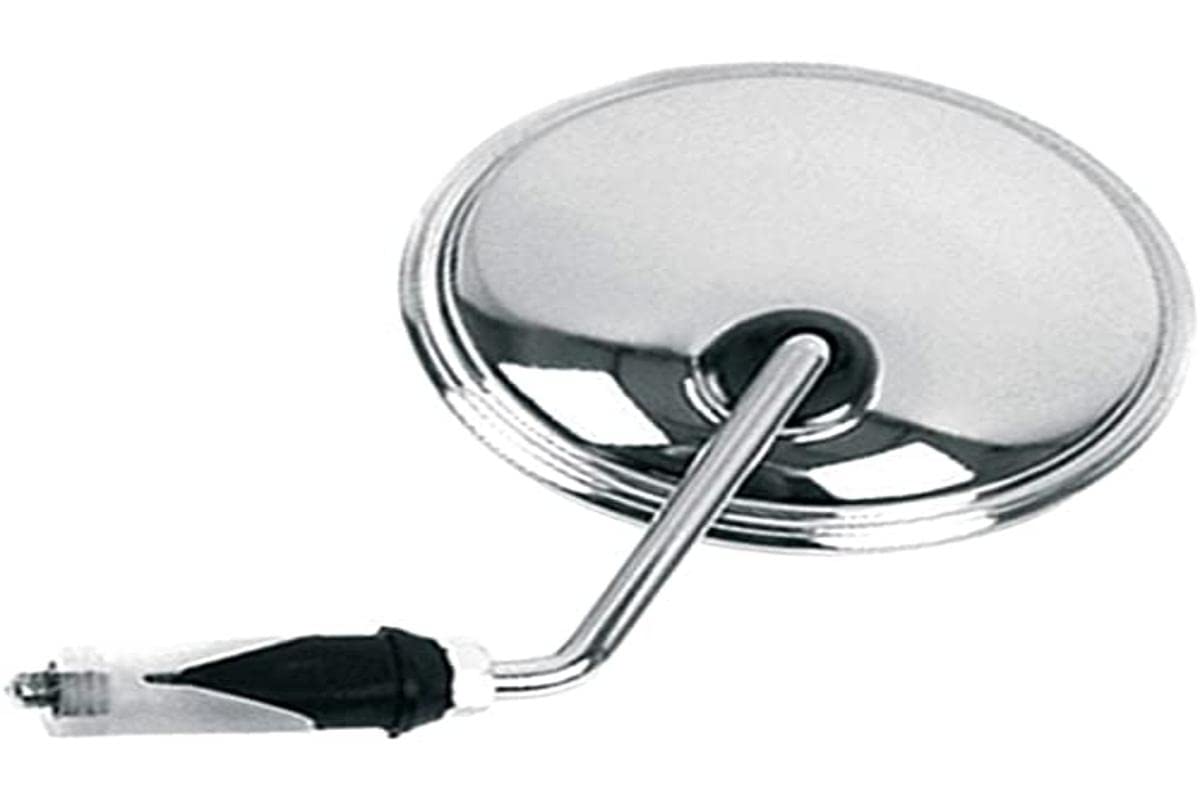 Vicma mirror round handle 105 mm, Silver
