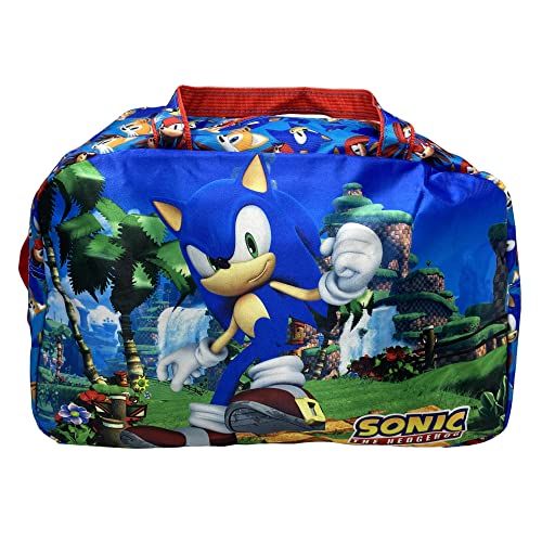 Sonic-tas, verstelbare schouderriem, twee handgrepen, tas, fitnessstudio, reizen, 40 x 26 x 21 cm, blauw - SN4359MC - Image 3