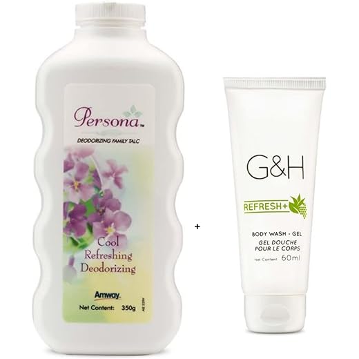 Persona Talc 350g & Body Wash 60ml Combo