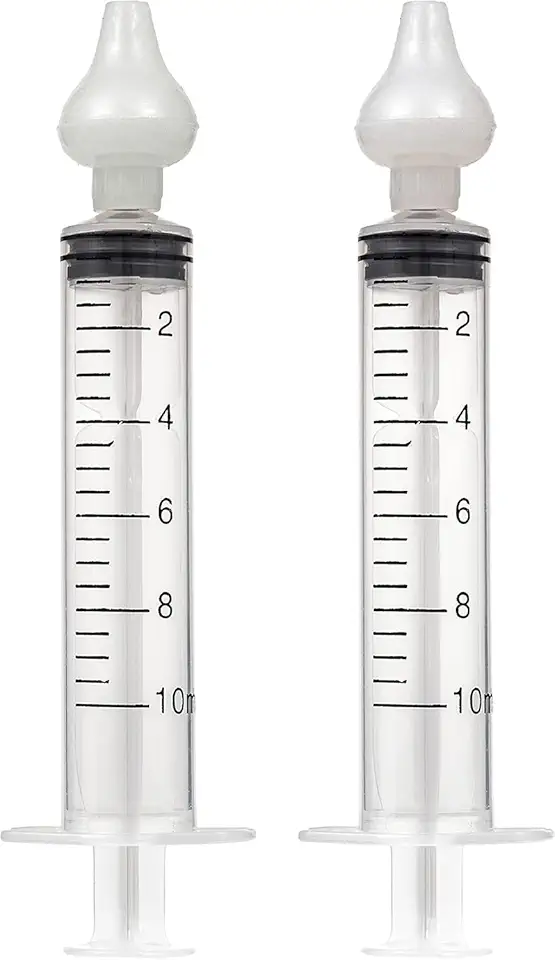 Seringa Para Lavagem Nasal Higienizador Lavador Nasal 10ml (2 unidades)