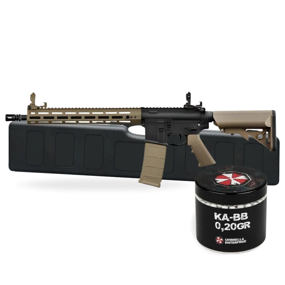 Delta Pioneer Nomad Fucile Softair Elettrico AEG Rifle 13" (20, FDE) con pallini