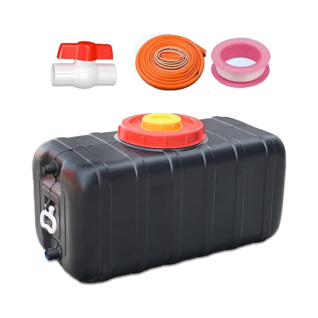 Bidón de Agua Potable contenedor de Agua Alta Capacidad depósito de Agua con Grifo de Bidón Garrafa Plástico Alimentario para Camping Emergencia(Coloour: Black,Size: 80L/21.1Gal)(80L/21.1Gal)