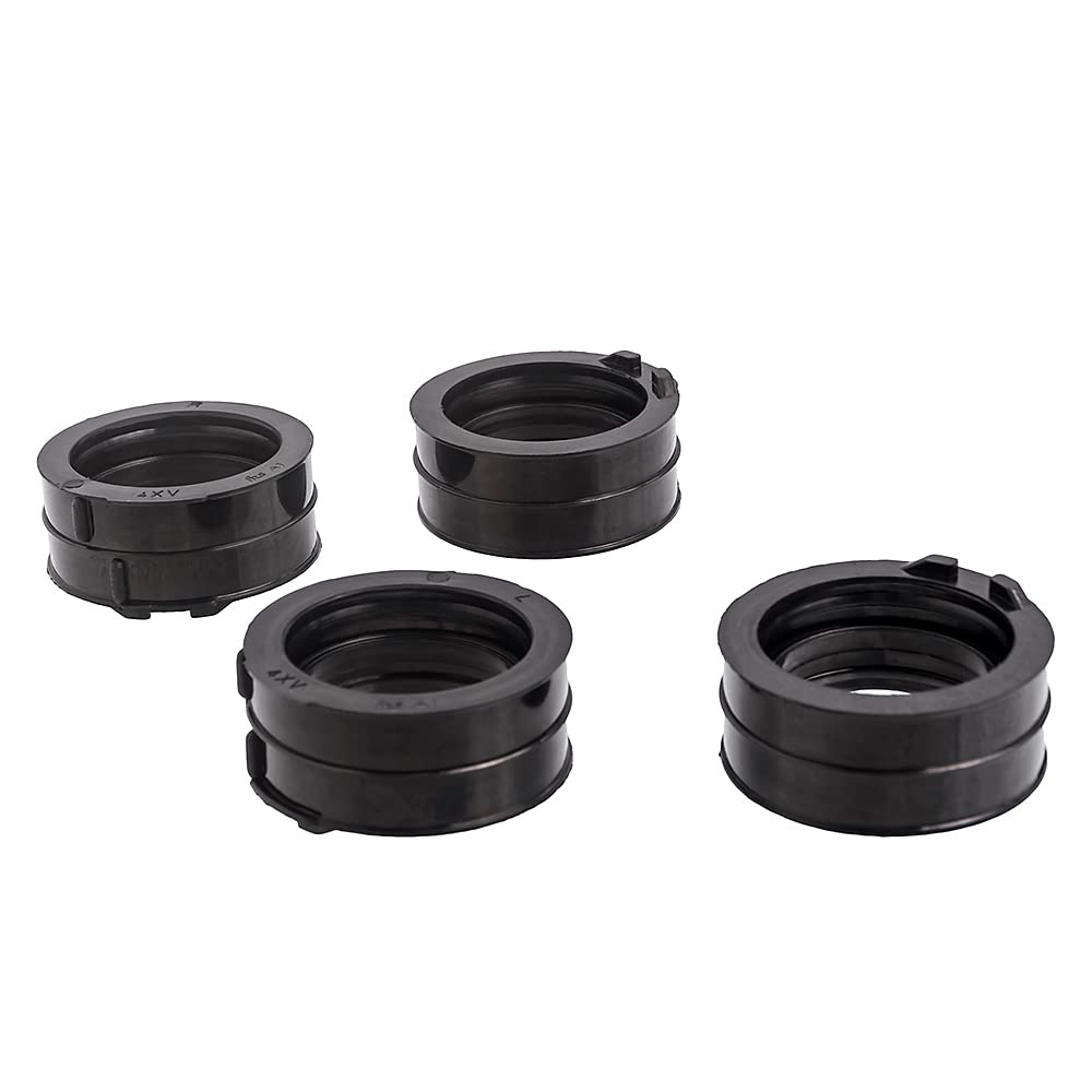 Carburetor Intake Manifold Boots For Yamaha YZF R1 1998-2001 – Bjmoto Racing Steel/Rubber
