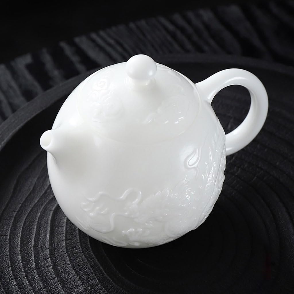 Ceramiczny dzbanek do herbaty, zestaw do herbaty Kung Fu z wbudowanym filtrem, idealny do parzenia i serwowania herbaty, elegancki design dla entuzjastów herbaty