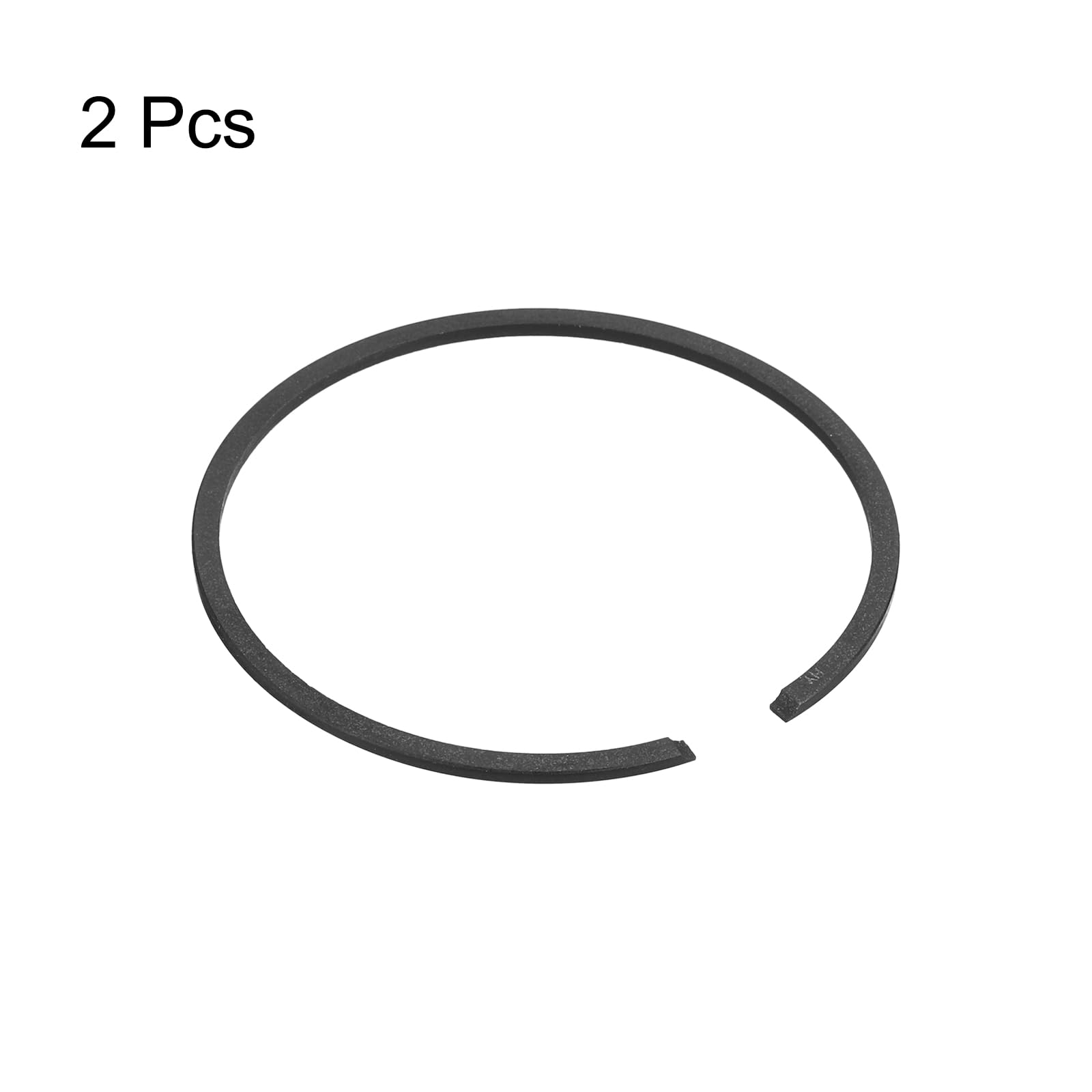 QUARKZMAN Set Anelli Pistone, 2 Pezzi 44mm x 1.2mm Dimensione Standard Anelli Pistone Adatti per Ricambi Motosega
