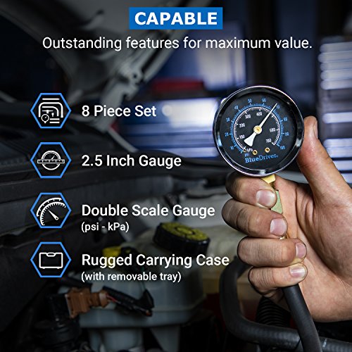 BlueDriver Fuel Pressure Tester Kit (8 Piece Set)