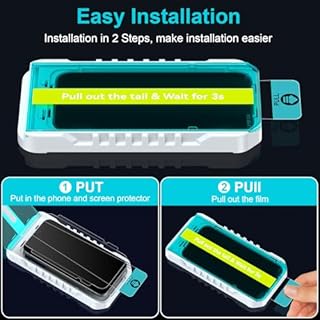 Ksleri 2 Pack Matte Glass Screen Protector for iPhone 17 6.3-inch with Auto Fit Box + 2 Pack Camera Lens Protector, Anti-Glare Anti-Fingerprint Tempered Glass, Dust Free Easy Installation