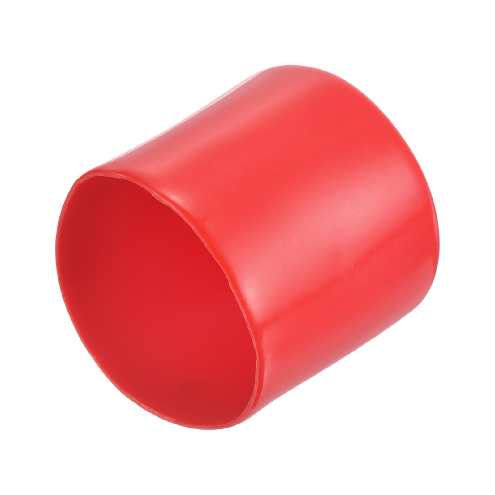 uxcell 20pcs Rubber End Caps 41mm ID Vinyl Round Tube Bolt Cap Cover Thread Protectors Red