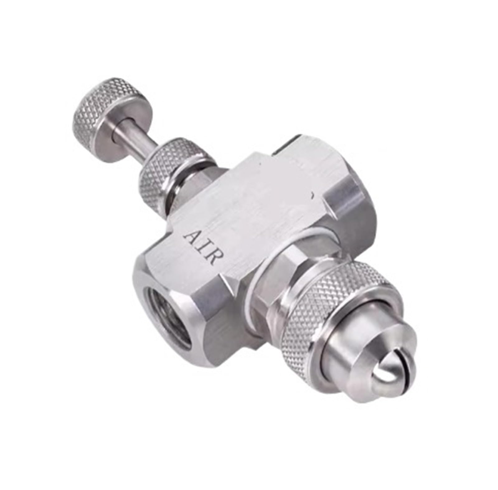 Varnok External Mixed Adjustable Air Atomizing Fog Jet Nozzle