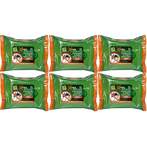 Xpel Tropical Insect Mosquito Repellent Wipes Cover