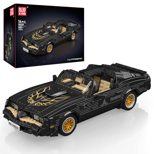 Mould King 10029 Technik Amerikanischer Sportwagen Klemmbausteine, 1557 Teile Vintage-Cabrio Auto Modell Montagesatz, Building Block Konstruktionsfahrzeug Mould King 10029 Technik Amerikanischer Sportwagen Klemmbausteine, 1557 Teile Vintage-Cabrio Auto Modell Montagesatz, Building Block Konstruktionsfahrzeug