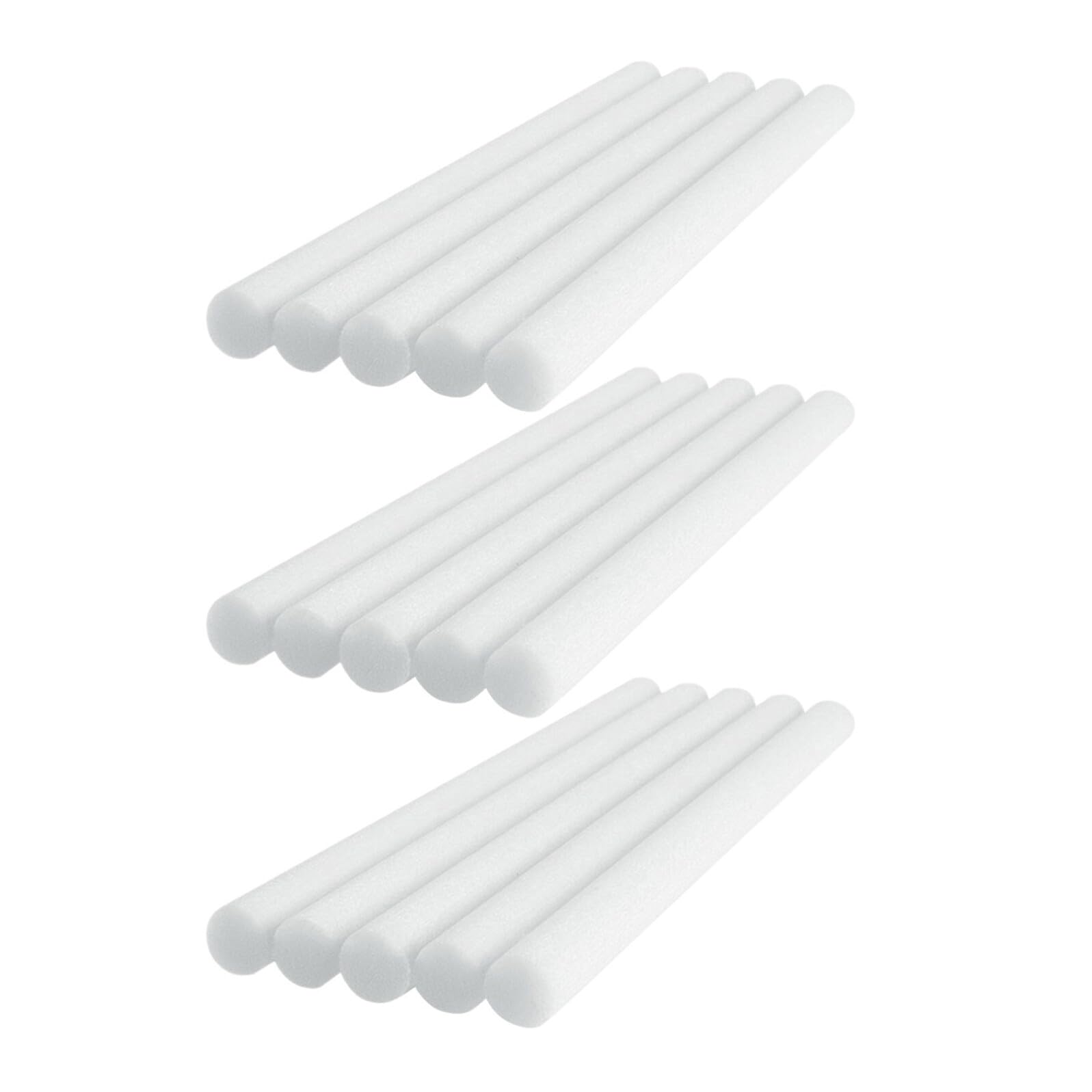 PACKOVE 15 Pezzi Bacchette per Diffusore in Cotone Bianco Assorbenti a Rapida Assunzione per Aromaterapia in Bagno o Camera da Letto
