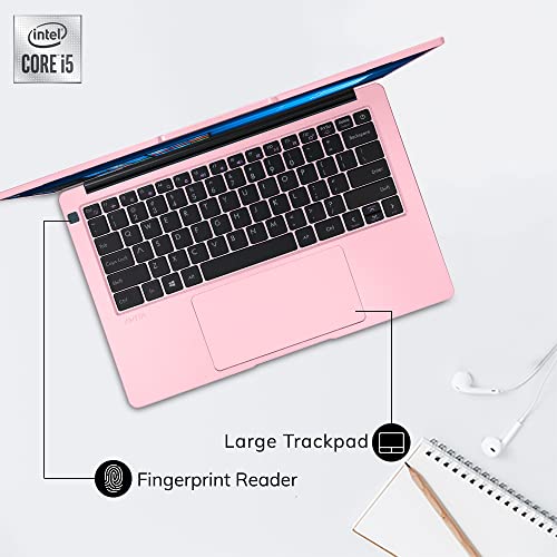 Image of AVITA LIBER V14 NS14A8INF561-BP 35.56 cm (14-inch) Laptop (Core i5-10210U /8GB /512GB SSD /FHD Display /Windows 10 Home /Intel UHD Graphics 620), Blossom Pink