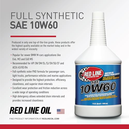 Red Line Aceite Motor Sintético SAE 10W60 1 Quart miniatura 3