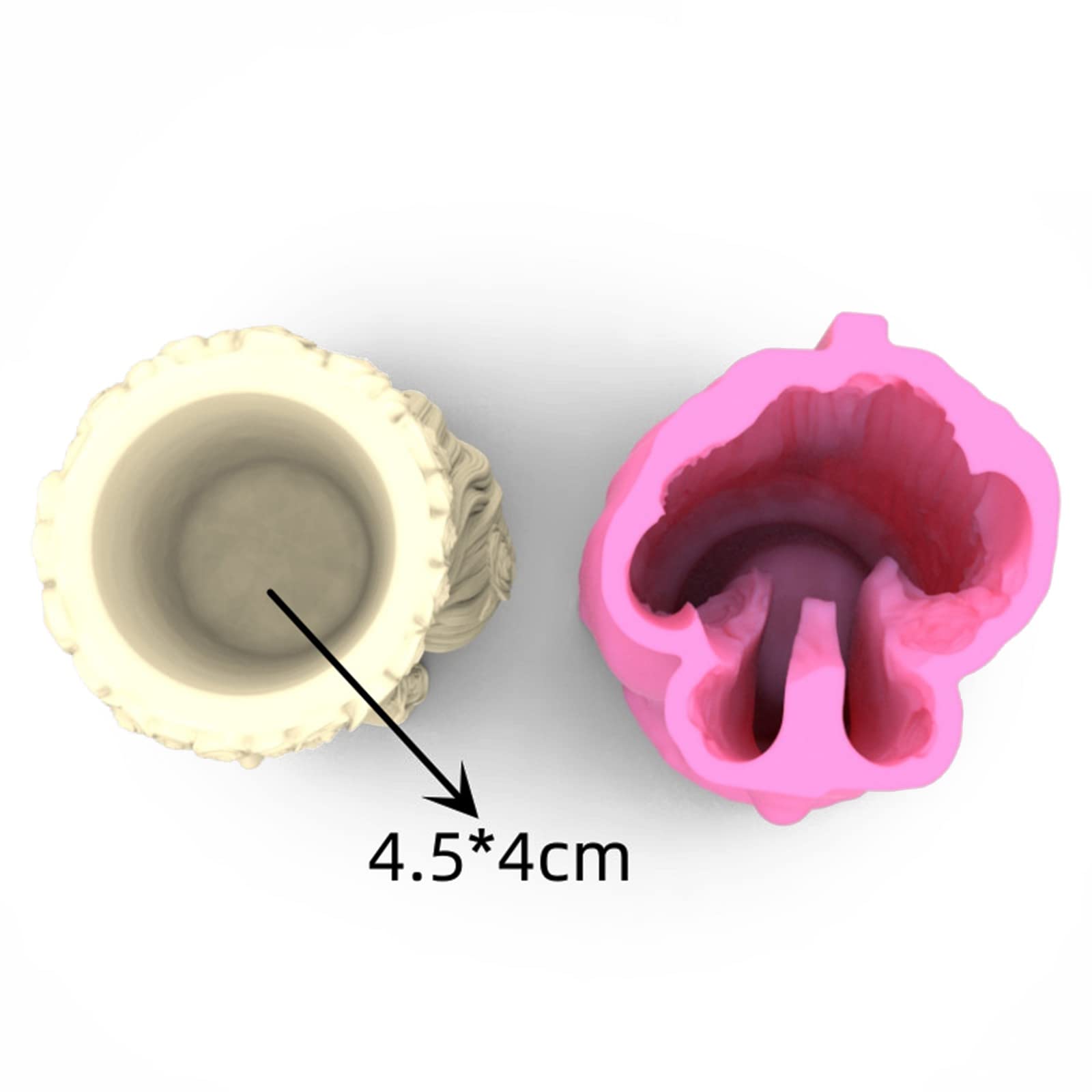 Stampo per vaso in silicone cemento della dea, vaso per piante