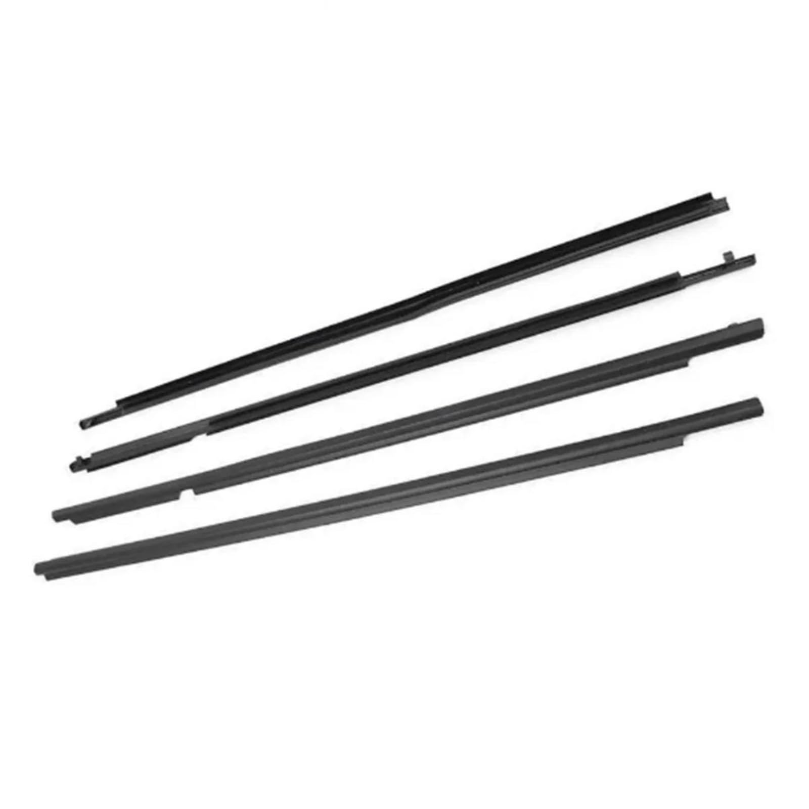 4Pcs Outdoor Car Window Weatherstrip for Toyota for Highlander 2011-2013 Moulding Trim Compartment