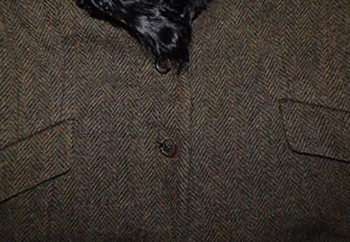 Ralph Lauren Polo Collection Purple Label Wool Shearling Blazer Jacket Usa Brown 8 $2798 #TOP4