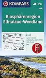 KOMPASS Wanderkarte Biosphärenregion Elbtalaue-Wendland: 4in1 Wanderkarte 1:50000 mit Aktiv Guide und Detailkarten inklusive Karte zur offline ... (KOMPASS-Wanderkarten, Band 862)
