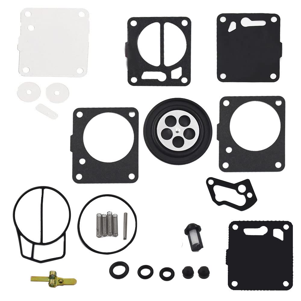 Labwork Carburetor Repair Kit For Yamaha Sea-Doo Polaris Tigershark Jetskis - 2-Carb Rebuild Pack - View #4