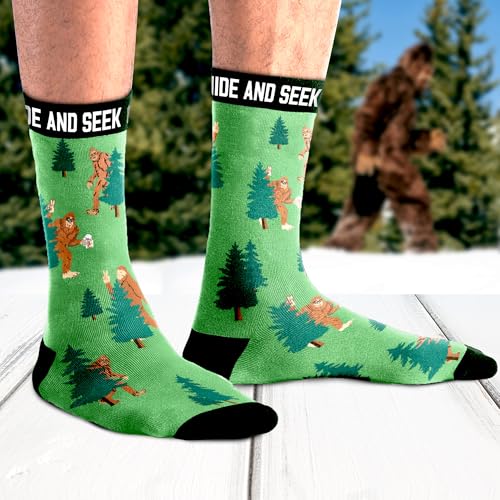 Image of VICRAZY Father Day Gifts for Husband, Dad, Grandpa, Men - First Mother's Day for Pregnancy Mom, Wife - Funny Bigfoot gifts