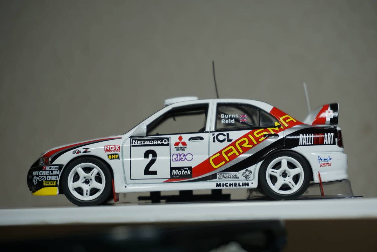 Amazon | 1/43 バーンズ RAC ixo MITSUBISHI Carisma GT #2 Burns 1997