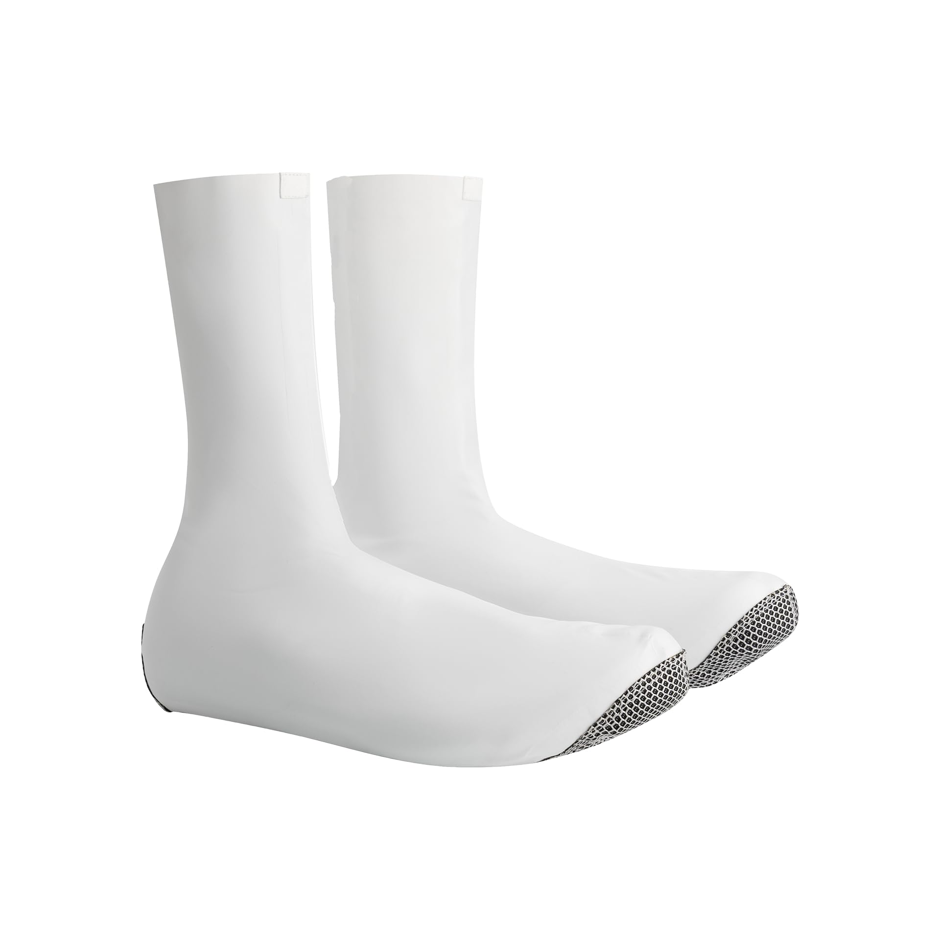 BBB Cubrezapatillas de Ciclismo RaceFlex sin Cremallera, aerodinámico, Resistente al Viento y al Agua, Fundas para Zapatos de Ciclismo de Carretera, Color Blanco, BWS-29