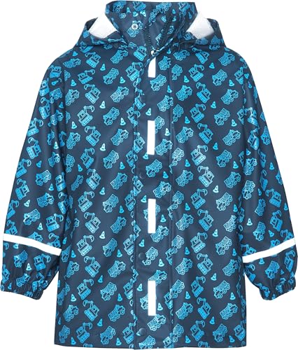 Playshoes Regenjacke Unisex Kinder Wind- und wasserdicht Regenmantel...