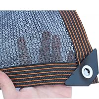 LLPEIJIE026 Garten Schattierungsnetz Schattiernetz,4-poliges Schattennetz,60% -70% UV-Beständiges,mit Ösen,für Garten/Pflanze/Gewächshaus/Scheune/Außen/Hof/Dach,anpassbare Größe (3x10m/9.8x32.8ft)