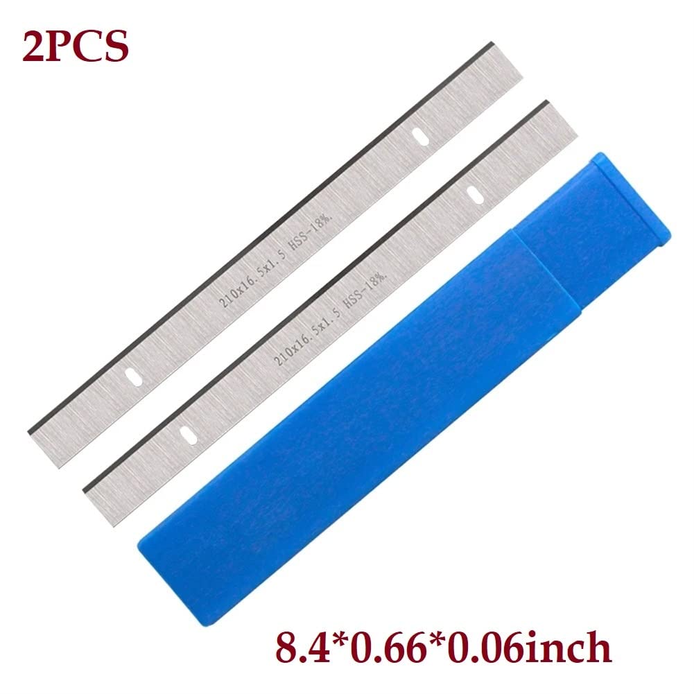 Cuchillas cepilladoras Cuchillas cepilladoras, 2 uds., 210x16,5x1,5mm HSS for ERBAUER 052 BTE y PB02, Cuchillo de Madera Espesor, Piezas carpintería 8,4 Pulgadas