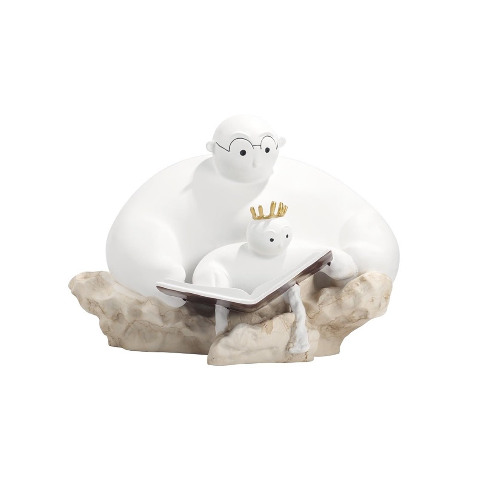 QINGGANG-0224 Desktop Decorations Creative Abstract Figure Figurines Resin Crafts Interior Decorations, Sculptures