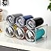 LARGER Compartment - Stackable Water Bottle Organizer Holder - for Stanley & Others' Large Tumbler - Clear Wine Rack, Cup Bottle Holder for Cabinet Home Countertop Fridge Pantry Shelf, 2 Tier Hold 6