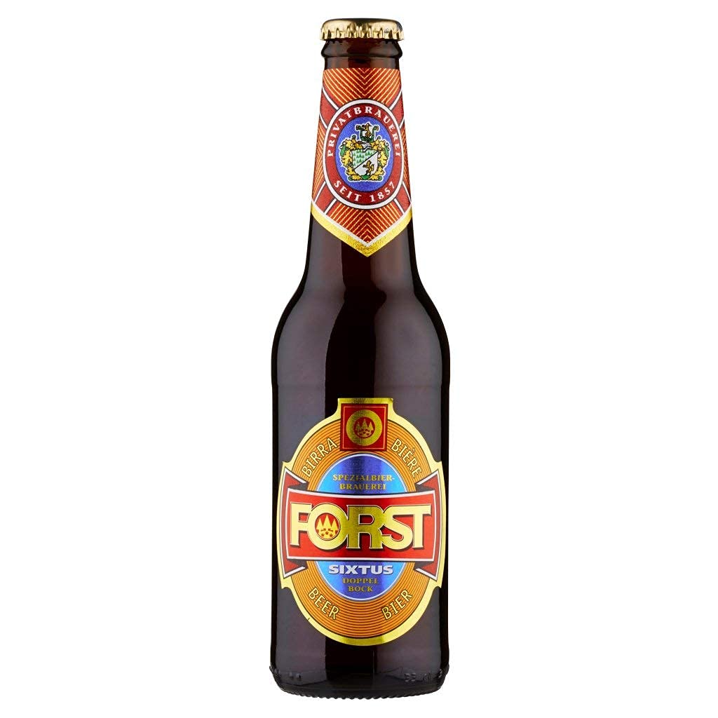 FORST Set 24 Bottiglie da 33 cl Degustazione Birra Forst Felsenkeller Sixtus Italiana Luppolo Malto Artigianale, Birra Forst 24 Bottiglie - 7,92 Litri