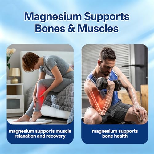 Image of 8 in 1 Magnesium Complex 1000mg for Women and Men - Highly Absorbable Magnesium Supplement Supports Muscle Relaxation Sleep & Energy | NSF Certified, GMP, Gluten Free, Vegan