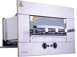 Churrasqueira a Gás de Embutir para 4 Espetos Age GLP 127V Titan