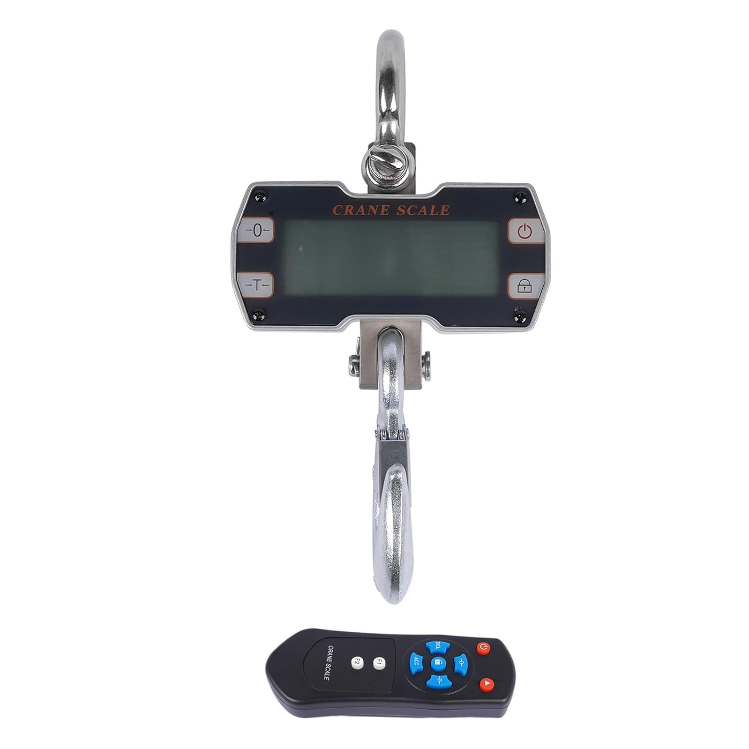Báscula digital de grúa de 2000 kg, 4400 libras con control remoto, báscula digital colgante de 2 toneladas, báscula industrial de grúa resistente para el hogar, granja y fábrica