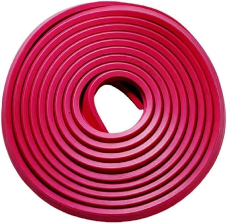 Tira de goma roja 10 m para mesa de billar cojines protección de bordes
