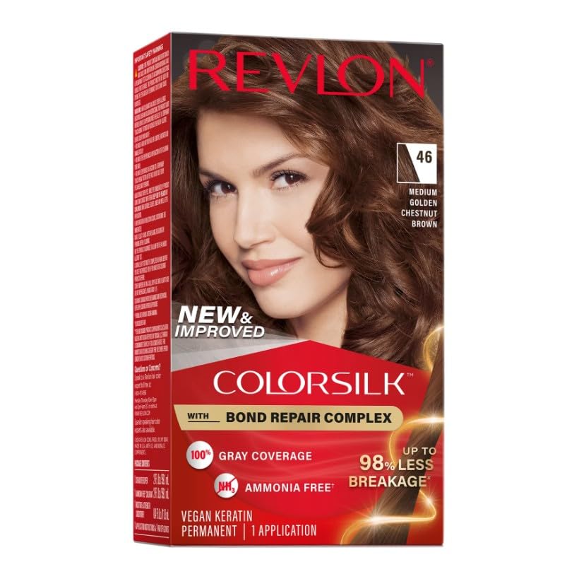Revlon Colorsilk Medium Golden Chestnut Brown 46 miniatura 2