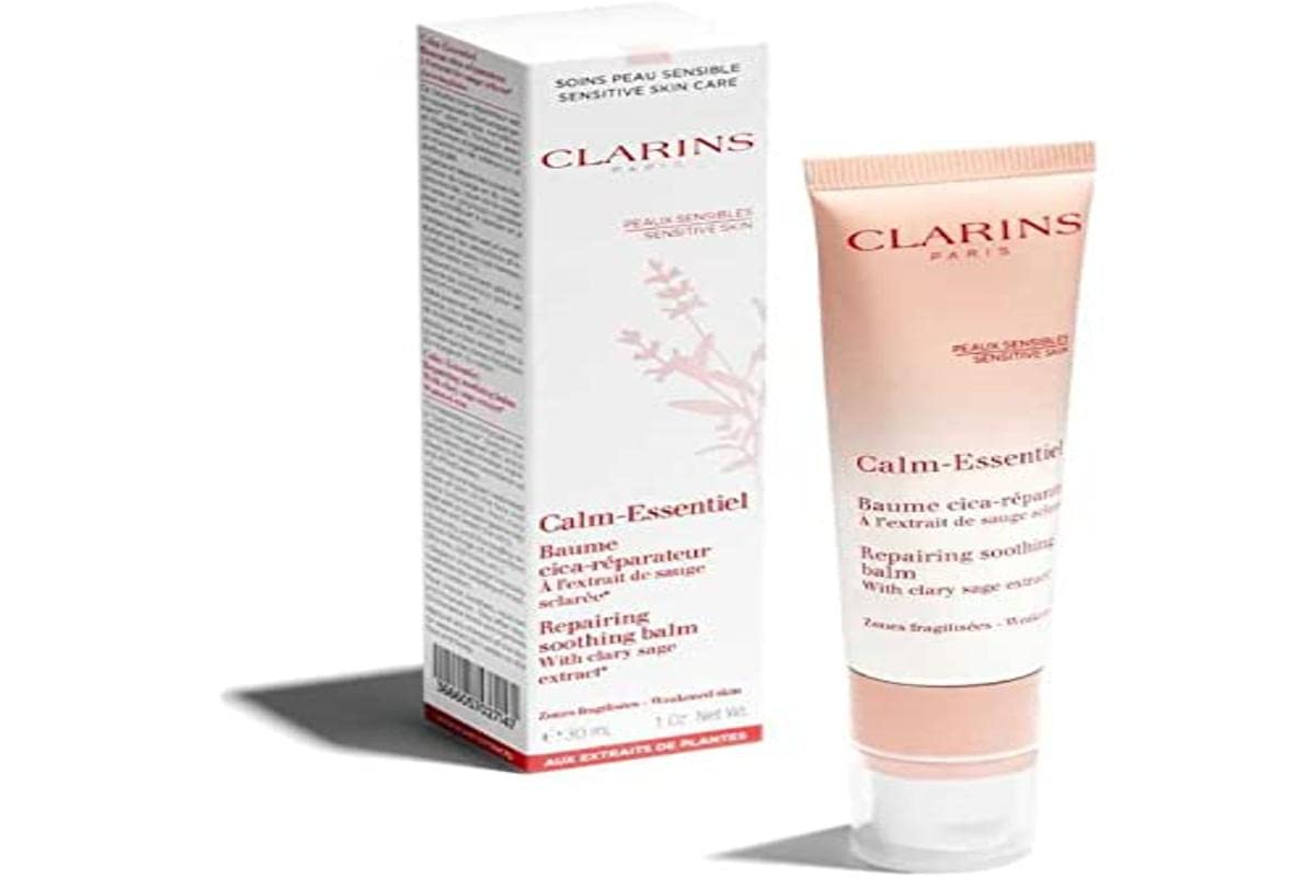 Clarins Calm-Essentiel Repairing Soothing Balm 30ml[Amazon-developed Certification] Compact by Design