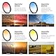 NEEWER Clip on 67mm Handy ND Filter Set Objektive Klammer Cold Shoe Halterung/Sperrknopf, CPL/ND32/6 Punkt Stern/4 abgestufte Farbfilter kompatibel mit Phone iPhone 16 15 Pro Max 14 13 Samsung S22 S23
