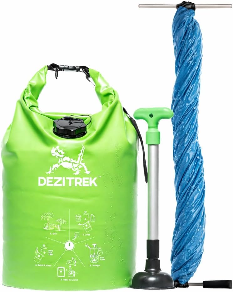 Large Off-Grid Laundry System Portable Washer and Clothes Wringer Wash and Dry Anywhere